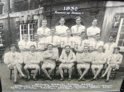cc01214 1930 athletics.jpg; cc01214; 1930 Athletics team; Photograph